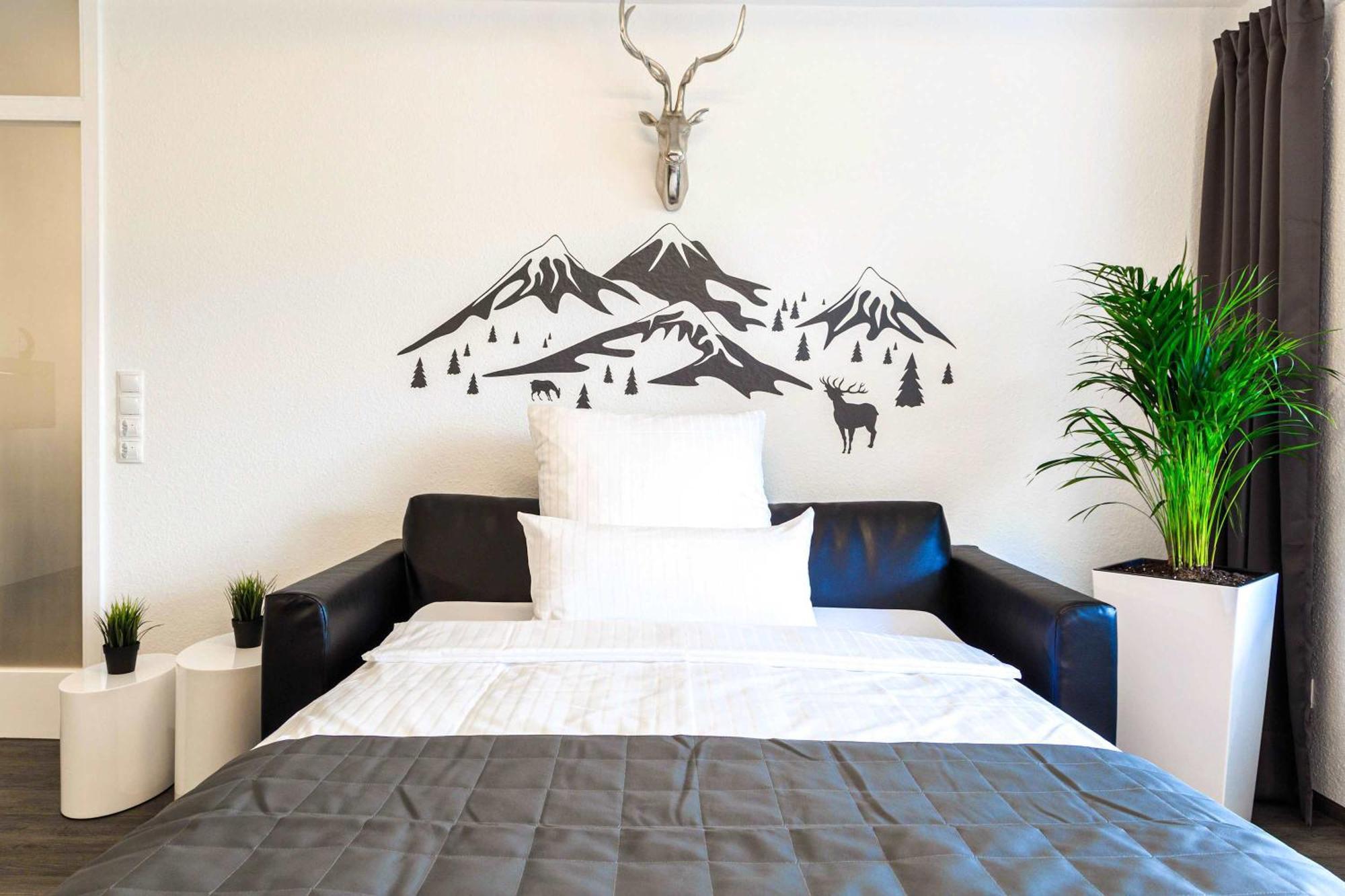 Relax Apartment Black & White Friedrichshafen Luaran gambar